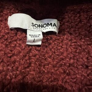Women’s wine color Sonoma size large cardigan.